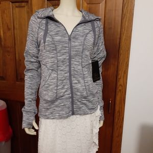 90 degree by Reflex Zip hoodie NWT Large